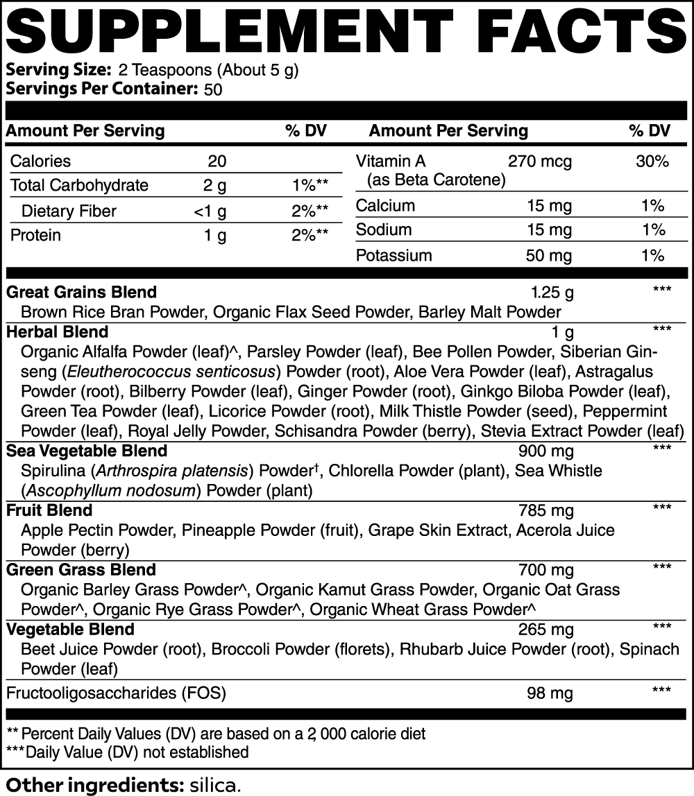 Reboot Greens (Ultra Cleanse)