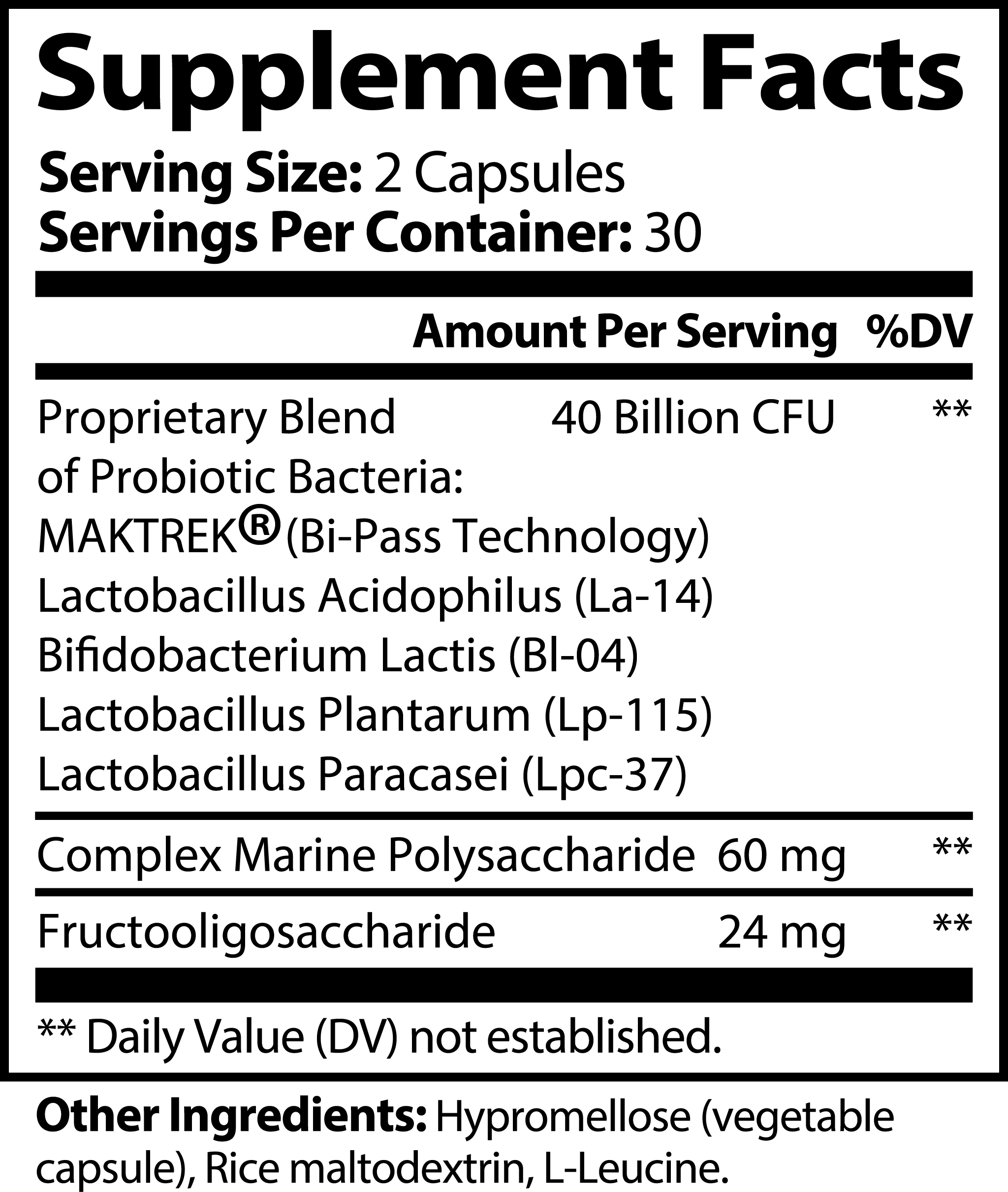 Gut Core+ (Probiotic 40 Billion)