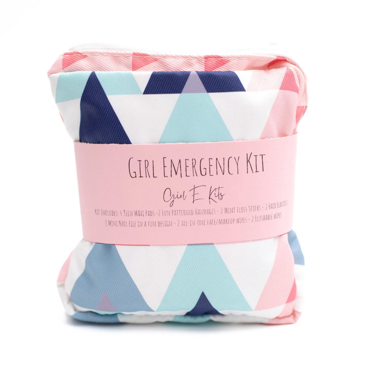 First Period Kit for Girls (Pink On-The-Go Emergency Pouch)